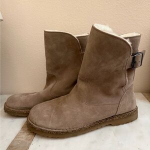 Birkenstock Uppsala Shearling Mid-High Boot Gray Taupe EU 41/US 10-10.5 Winter